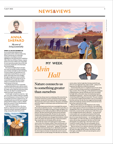 Nature connects us to something greater than ourselves