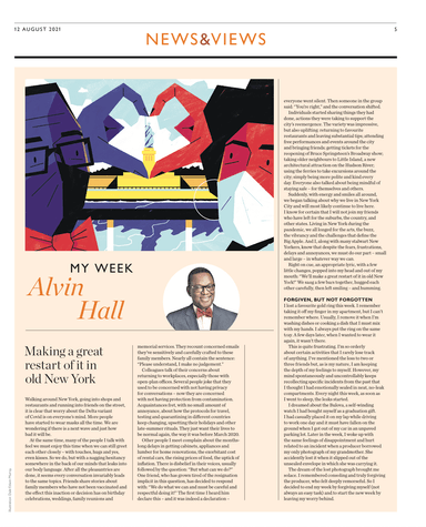 Making a great restart of it in old New York