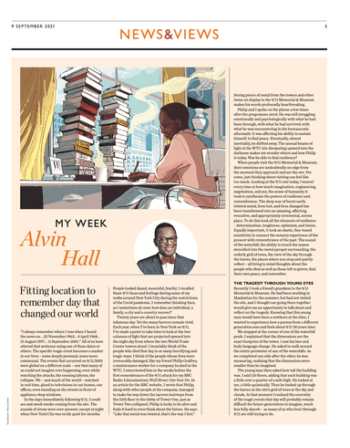 Fitting location to remember day that changed our world